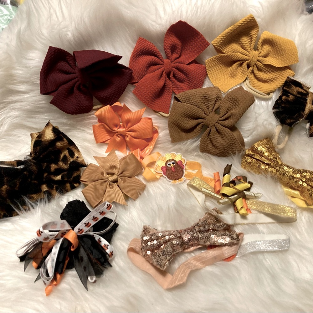 fall infant hair accessories